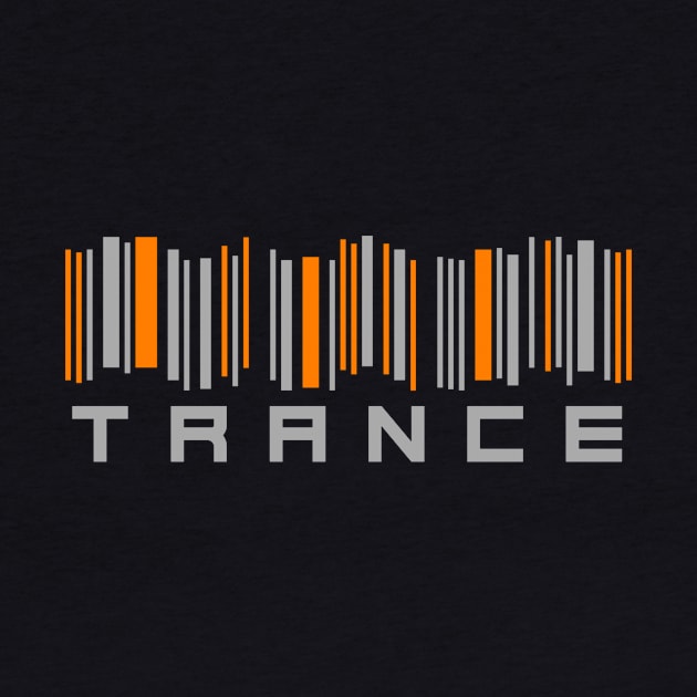 Trance Barcode by Mirage Tees